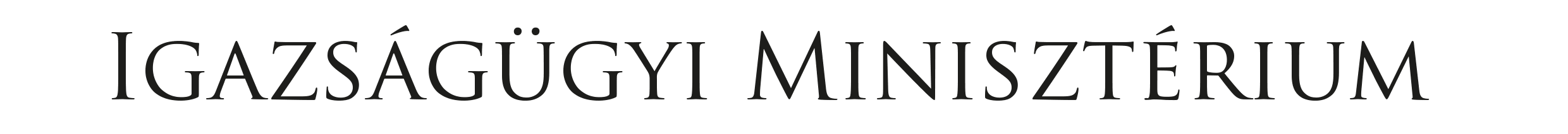 Igazságügyi minisztérium logo